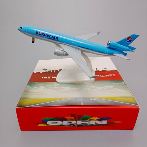 带起落架20cm韩国航空Korean麦道MD-11合金仿真飞机模型金属航模