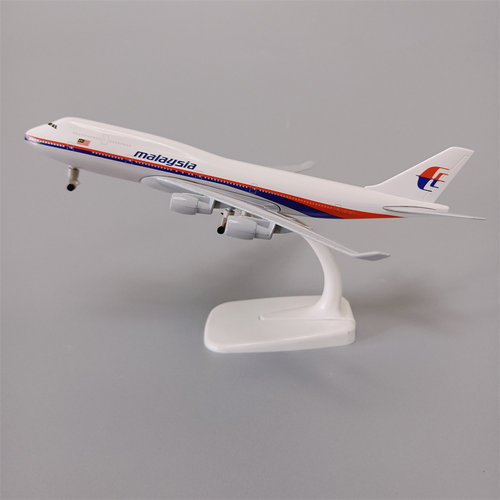 带起落架20cm马来西亚航空波音机B747合金仿真飞机模型金属航模