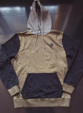 包邮 美国v0lcom潮流拼接连帽加绒卫衣男女 gawt005