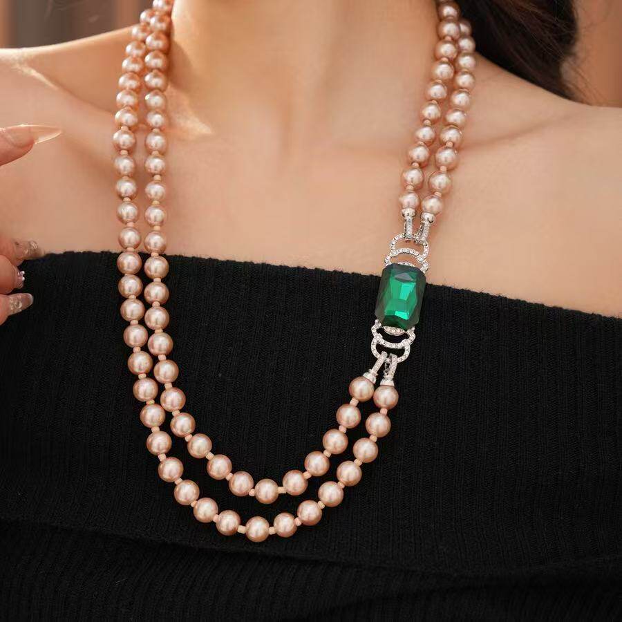 铜合金项链H332 时尚轻奢气质百搭优雅精致项链