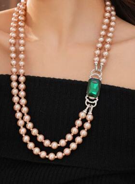 铜合金项链H332 时尚轻奢气质百搭优雅精致项链