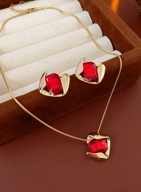 铜合金项链   D325   时尚轻奢百搭复古项链