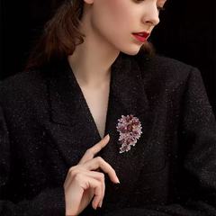 铜合金胸针S094 优雅精致时尚轻奢气质百搭胸针