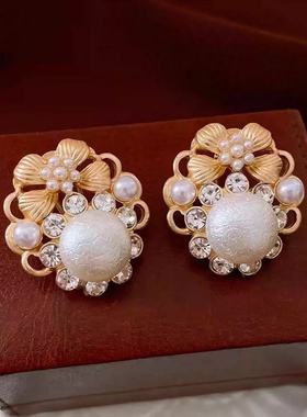 铜合金耳饰 D352 时尚复古气质百搭轻奢耳饰