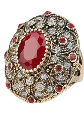 铜合金戒指 S152 时尚轻奢气质百搭复古戒指