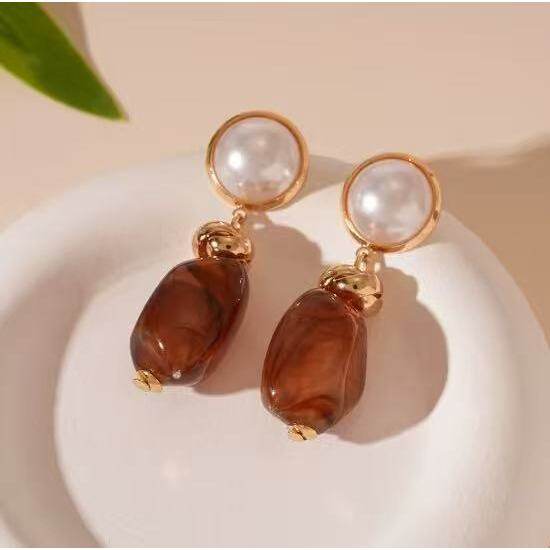 铜合金耳环 D004 时尚轻奢气质百搭优雅精致耳环,饰品/流行首饰/时尚饰品新,耳环,淘宝优惠券,粉丝福利购,淘宝优惠卷