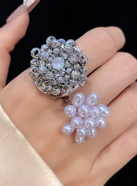 铜合金开口戒H251时尚精致高雅轻奢戒指女款戒指