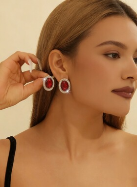 铜合金耳饰C305 时尚复古百搭轻奢耳饰