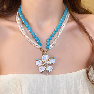 铜合金项链S074 轻奢百搭优雅精致项链 时尚