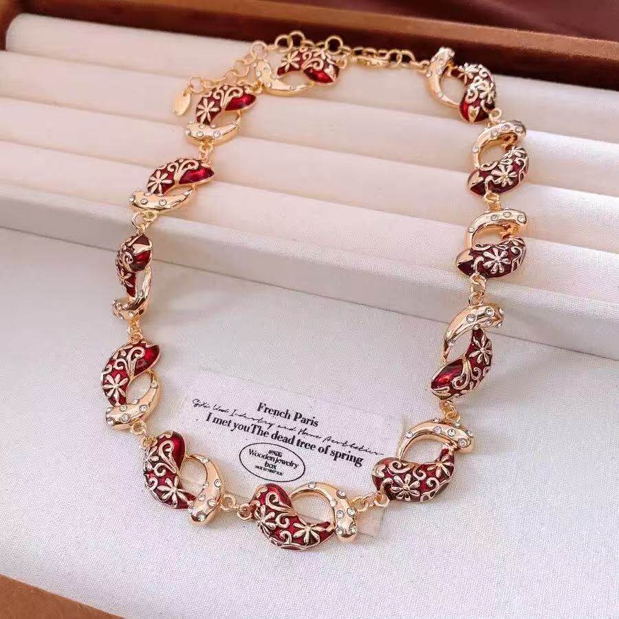 铜合金项链D346 时尚轻奢气质百搭优雅精致项链