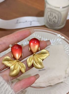 铜合金耳饰 D051 时尚气质百搭轻奢耳饰