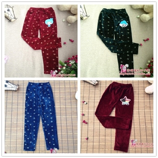 童装女童新款 儿童宝宝长裤子单裤外套裤打底裤 弹性好可套棉裤