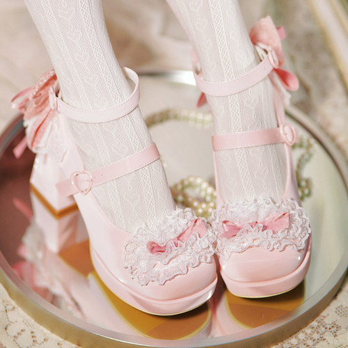 久久Lolita原创花嫁高跟女单鞋