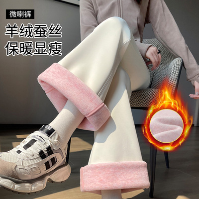 冬季加绒加厚外穿弹力提臀鲨鱼裤