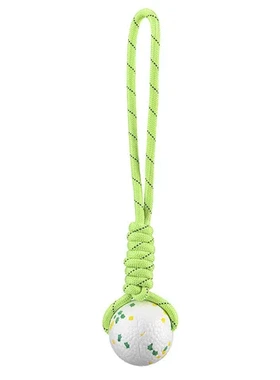 绳球互动玩具球ETPU宠物Meianju材质狗狗绳结玩具耐咬浮水