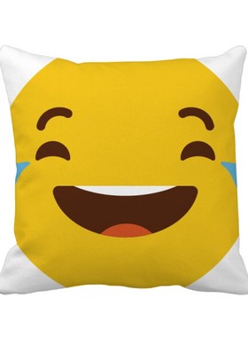 网聊表情包插画方形抱枕靠枕沙发靠垫双面含芯礼物学校幼儿园装饰