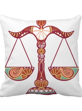 座标志插画图案方形抱枕靠枕沙发靠垫双面含芯礼物学校幼儿园装饰