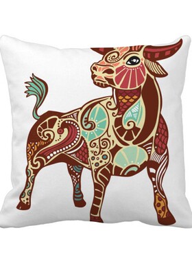 座标志插画图案方形抱枕靠枕沙发靠垫双面含芯礼物学校幼儿园装饰