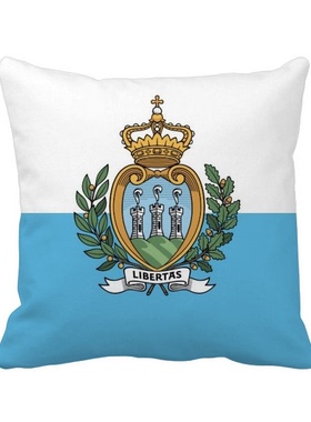 家象征符号图案方形抱枕靠枕沙发靠垫双面含芯礼物学校幼儿园装饰