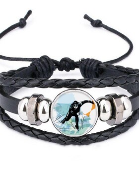 皮革礼品编制手链