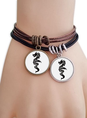 动物艺术纹理情侣礼品手链