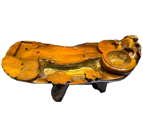 Корнеодельная чайная терраса Золотое шелковое дерево камеллия кофейное дерево Gen Genzhu морское дерево