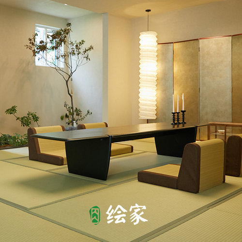 绘家「引目」日式榻榻米垫儿童房爬爬垫床垫定制椰棕民宿酒店地垫