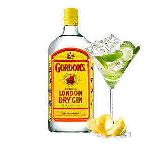 哥顿金酒Gordon Gin杜松子酒哥顿琴酒金汤力鸡尾酒调酒基酒洋酒