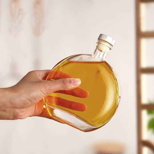 创意圆瓶冷泡茶酒壶玻璃分装瓶
