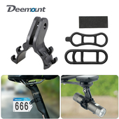 自行车手电筒夹号码 牌支架公路车山地车圆管破风座杆比赛车牌灯架