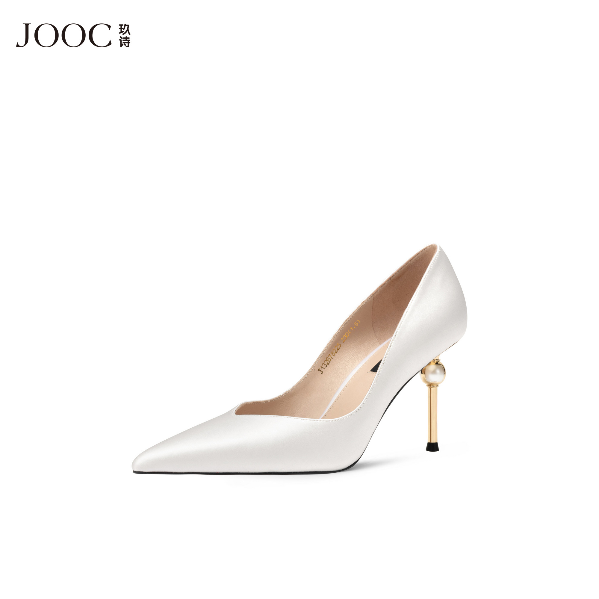 【珍珠天使】JOOC玖诗时尚性感气质单鞋女2026春夏新款细跟高跟鞋