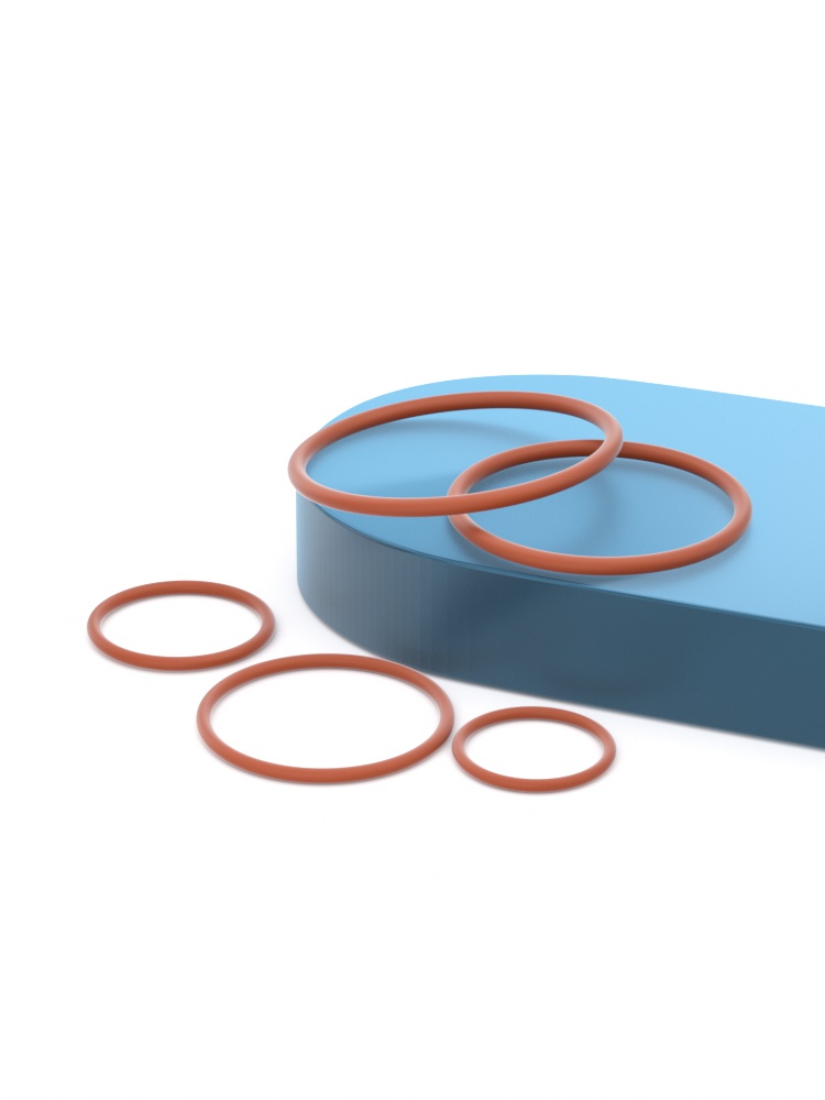 FPM棕色氟胶O型圈外径25-300*线径4mm密封圈密封垫酸碱胶圈形大全