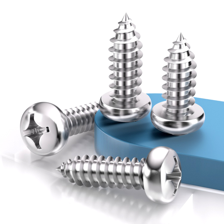 304不锈钢十字盘头自攻螺丝钉