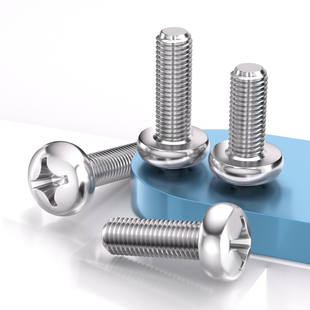 qd304不锈钢十字槽盘头圆头小螺丝钉加长螺栓M0.8M1M1.2M1.4-M10