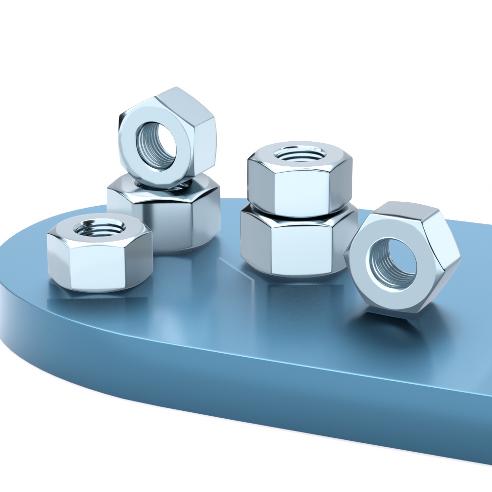 4.8级镀锌六角螺母大全