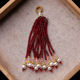 编号04diy编织流苏尖晶石珍珠配串包包挂件古风汉服穗子配件配饰
