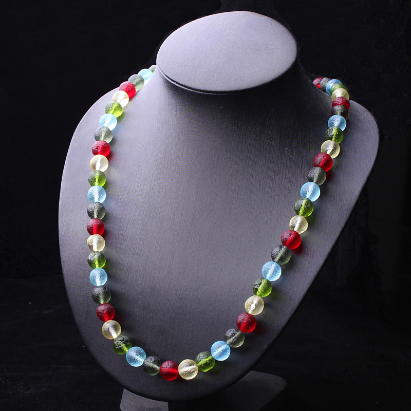 正品天然陨石项链彩色多宝女款原石颈链宇宙能量消忧郁可聚财陨星