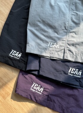 TAKYE 23SS 刺绣运动短裤 轻薄透气款  防水尼龙休闲裤