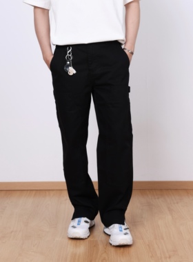 TAKYE 23SS 双膝直筒休闲裤 合身微宽松版型 伐木裤