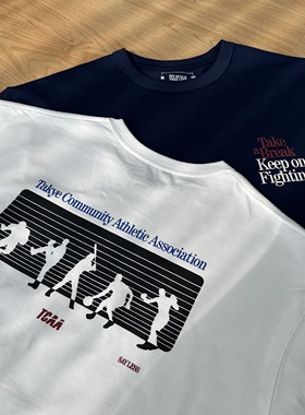 TAKYE 23SS 美式运动 印花短袖 TCAA主题 280g短袖