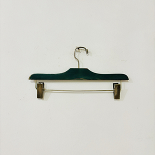 中古实木高档衣架定制可刻字复古无痕高端衣挂专柜品牌金属衣撑