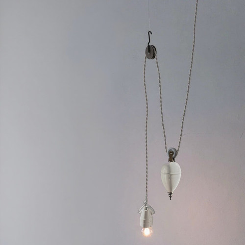 日式陶瓷复古卧室床头咖啡馆民宿餐厅吧台长线个性艺术中古小吊灯