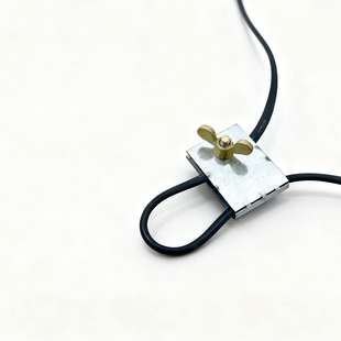 中古做旧金属铁艺吊灯灯线卡扣台灯五金灯绳长短调节器吊灯收线器