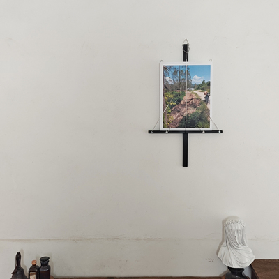 中古侘寂风樱桃木民宿装饰氛围感复古做旧木壁灯装饰日历挂架