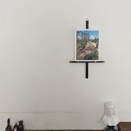 中古侘寂风樱桃木民宿装饰氛围感复古做旧木壁灯装饰日历挂架