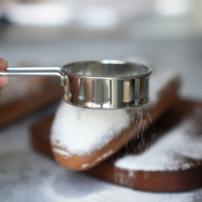 304不锈钢面粉筛手持糖粉筛抹茶可可粉过滤网筛细撒粉器家用烘焙