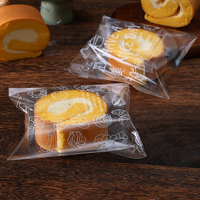 蛋糕卷专用包装袋瑞士卷自封袋