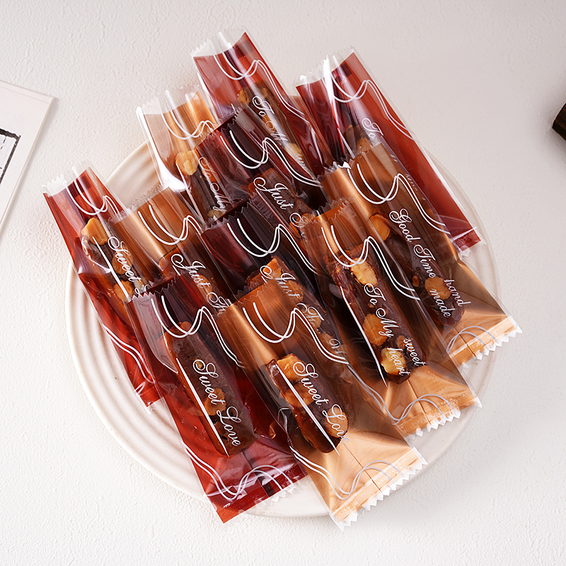 咖啡糖果袋太妃糖包装袋牛轧糖海盐杏仁机封袋雪花酥糖单独打包袋