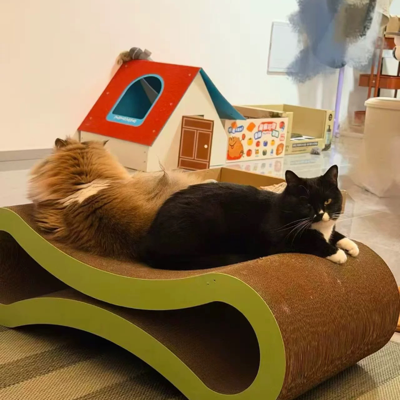 正版:petfusion八字猫抓板  模切bb楞宽度45cm 无logo 德邦送上门
