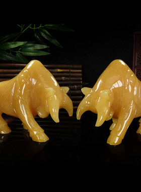 天然生肖牛摆件乾坤工艺礼品